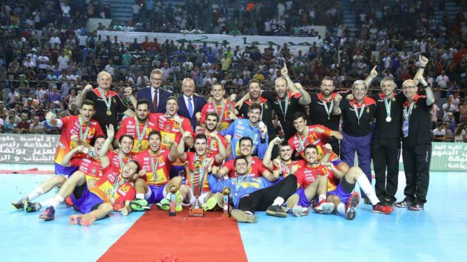 Los juveniles de España, campeones del mundo de balonmano.