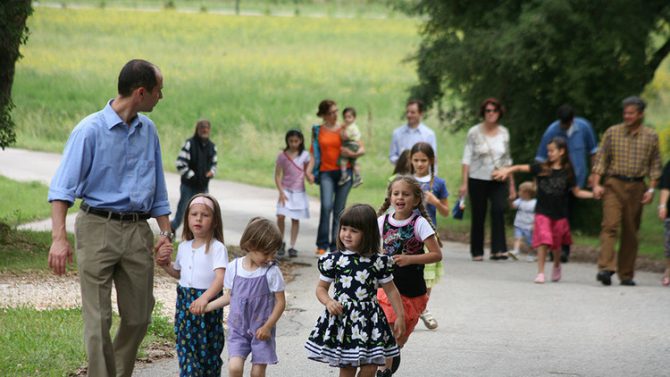 Habitantes de Nomadelfia