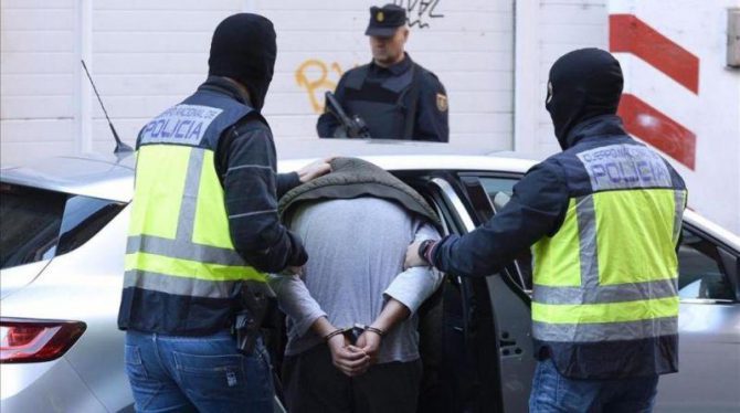 Detención de un yihadista en Valladolid en 2016. 