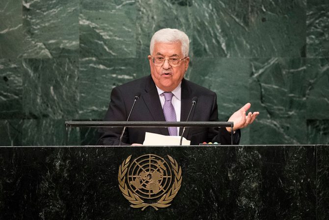 El presidente de la Autoridad Palestina, Mahmud Abás.