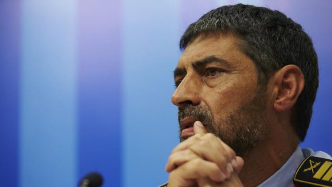 El mayor de los Mossos d'Esquadra, Josep Lluís Trapero