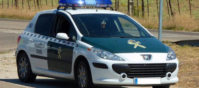 Coche de la Guardia Civil, imagen de archivo