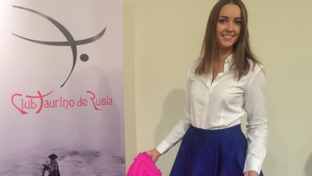 Ksenia Tinyakova, presidenta del Club Taurino de Rusia