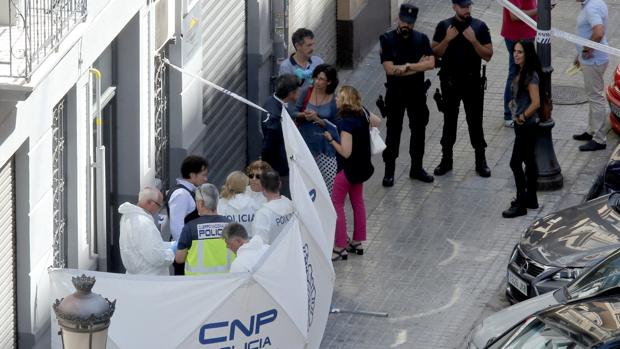 Imagen del lugar en el que se ha producido el acuchillamiento