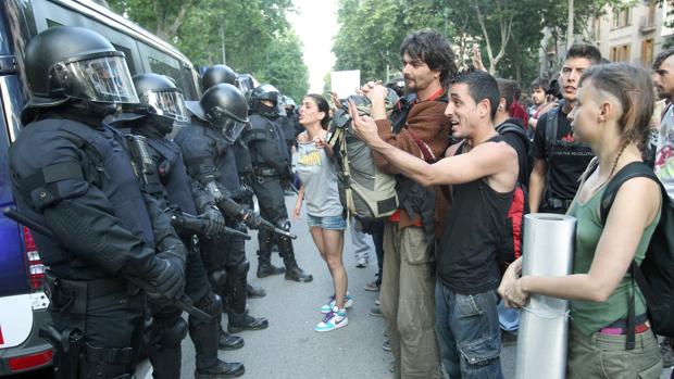 Protestas en Barcelona