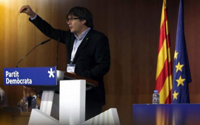 El presidente de la Generalitat Carles Puigdemont.