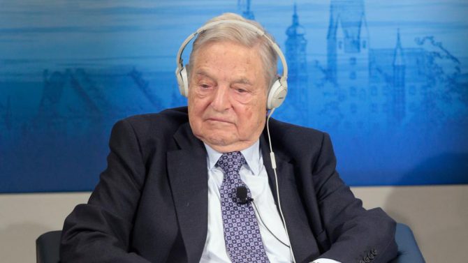 Imagen de archivo de una conferencia de George Soros