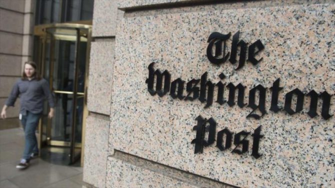 Sede del rotativo estadounidense The Washington Post en Washington, capital de Estados Unidos.