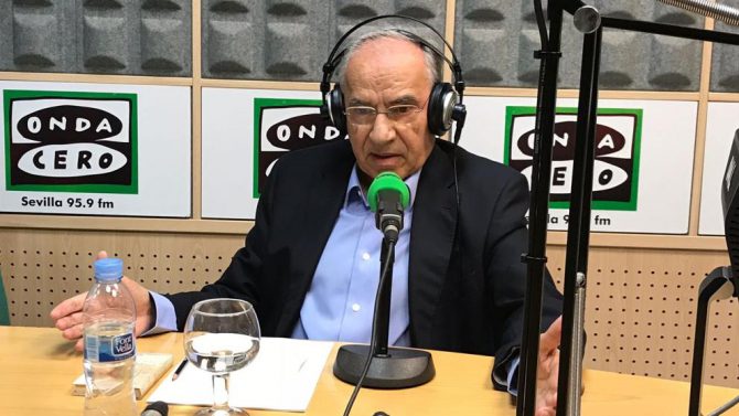 Alfonso Guerra, en su intervención en Onda Cero (Onda Cero)