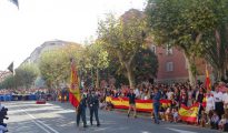 Desfile del 12 de Octubre en Pamplona