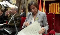 La presidenta del Parlament de Cataluña, Carme Forcadell