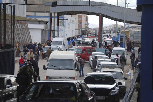 En el paso fronterizo de Beni-Enzar es donde se han producido principalmente las protestas.