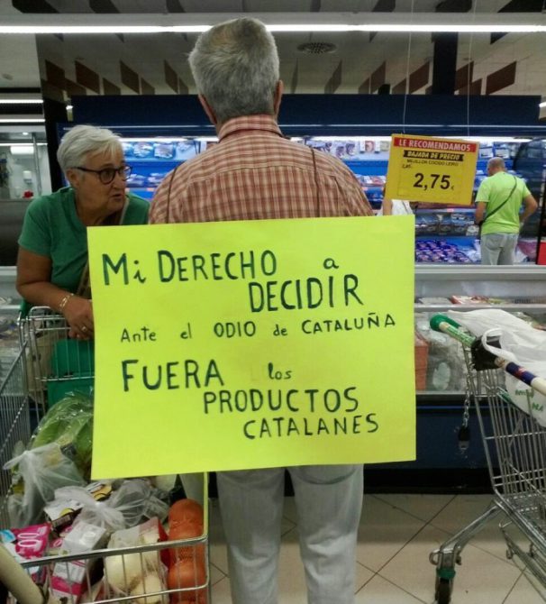 Mientras Mercadona se vuelca con Cataluña, arrecia en toda España el boicot a productos catalanes.