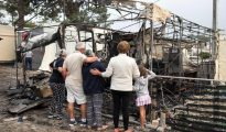 Zona quemada en Portugal