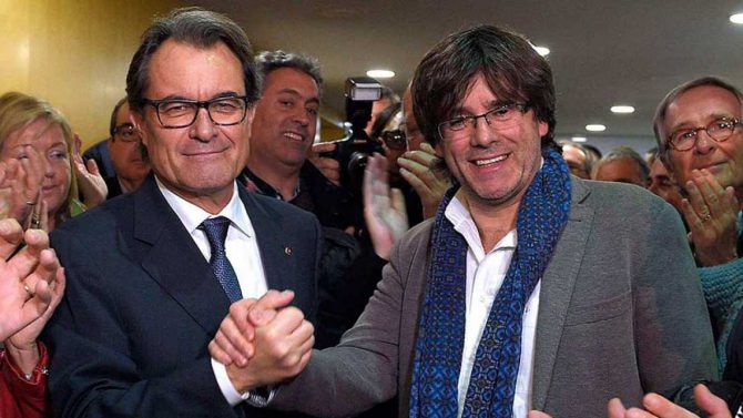Mas y Puigdemont.