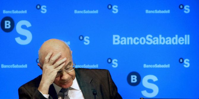 El presidente de Banco Sabadell, Josep Oliu.