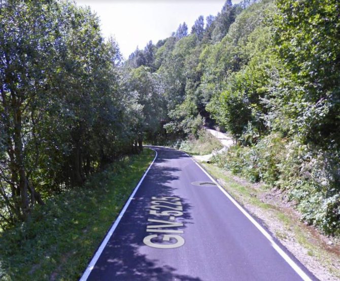 Imagen del lugar donde ha sucedido el accidente.