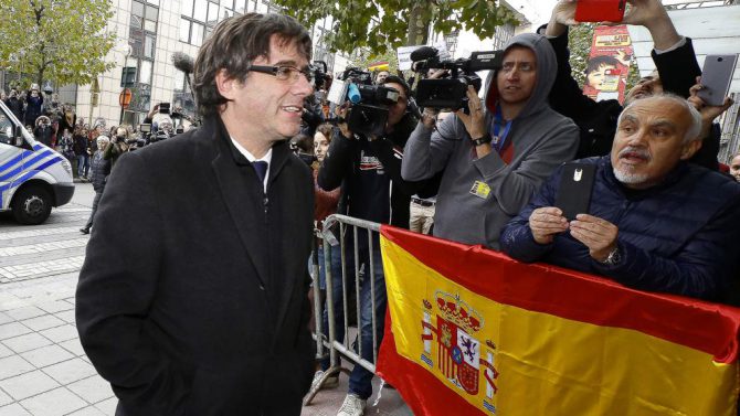 Puigdemont, en Bruselas