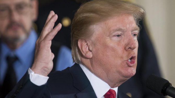 El presidente de los Estados Unidos, Donald J. Trump. 