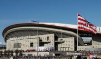 Imagen del Wanda Metropolitano, nuevo estadio del Atlético de Madrid.