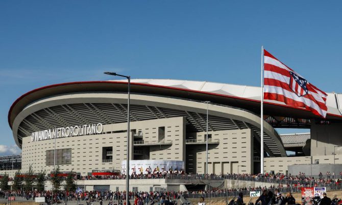 Imagen del Wanda Metropolitano, nuevo estadio del Atlético de Madrid.