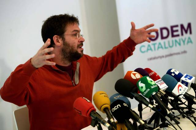 El exsecretario general de Podem Cataluña, Albano-Dante Fachin.