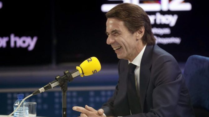 El ex presidente del Gobierno José María Aznar.