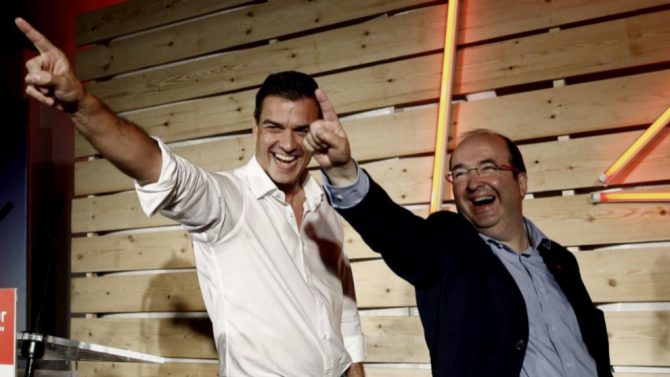 Bailando con lobos: Iceta y Sánchez