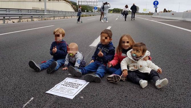 Tramo de la carretera C-32 a la altura de Mataró (Barcelona)- Imagen: El Español