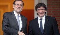 Rajoy y Puigdemont.