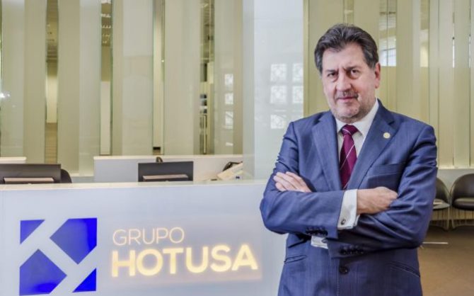 El presidente de Hotusa, Amancio López