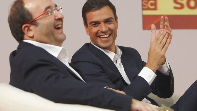 Iceta y Sánchez.