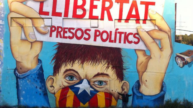 Imagen del mural, de grandes dimensiones