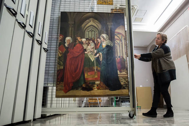 La tabla de Sijena llega al Museo de Zaragoza