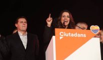 Inés Arrimadas tras ganar las elecciones en Cataluña