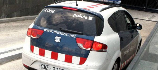 Vehículo de los Mossos d'Esquadra