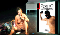 Diana Torres, autora de 'Pornoterrorismo', y coprotagonista de 'Ciutat Morta' / FOTOMONTAJE DE CG