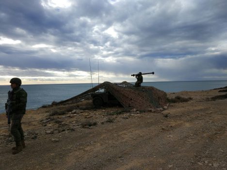 Efectivos del ejercicio en una posición costera (ABC)