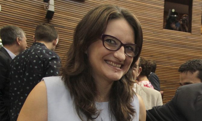 La vicepresidenta del Ejecutico valenciano y consejera de Igualdad y Políticas Inclusivas, Mónica Oltra (Compromís)