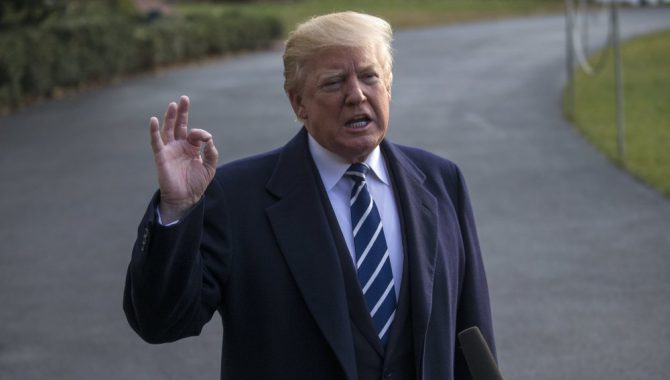 El presidente de EE UU, Donald Trump