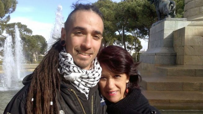 Rodrigo Lanza y su madre.