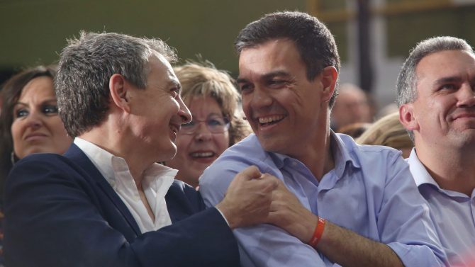 Zapatero y Sánchez.