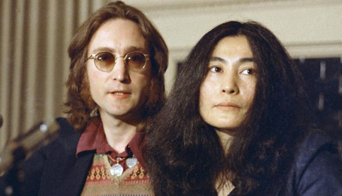 John Lennon y Yoko Ono