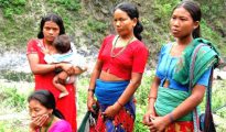 Mujeres nepalíes.