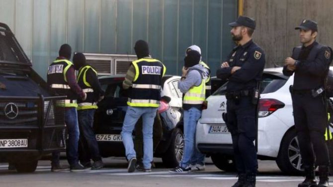 Operación policial que impidió la quema de documentos por parte de los Mossos