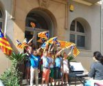 Escolares catalanes.