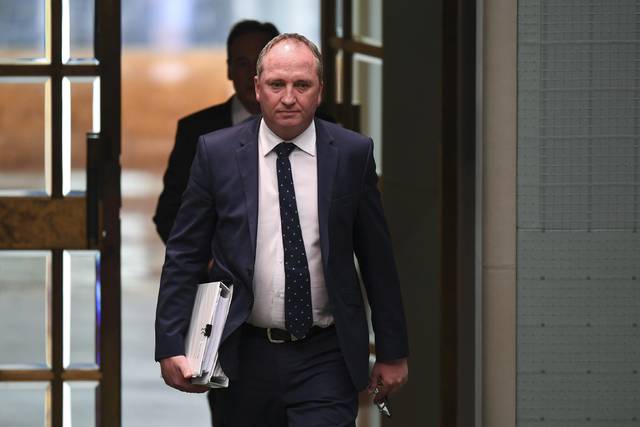 El viceprimer ministro de Australia, Barnaby Joyce.