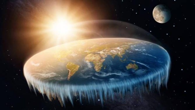 Recreación de la Tierra plana - Fotolia