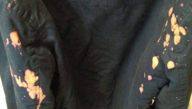 Chaqueta del menor tras la agresión