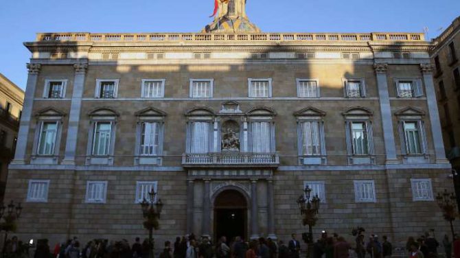 Exterior del Palau de la Generalitat.